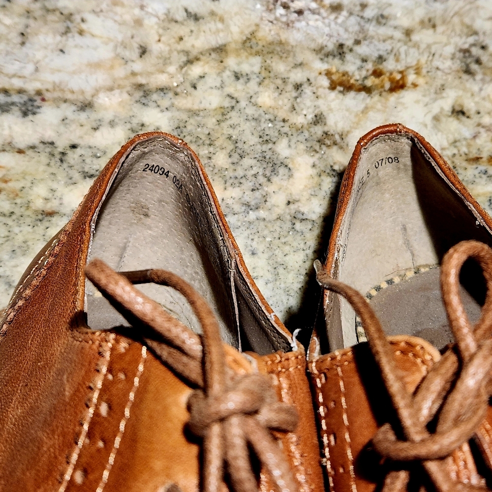 Hush Puppies Brown Leather Heels (Size 5) - Picture 11 of 11
